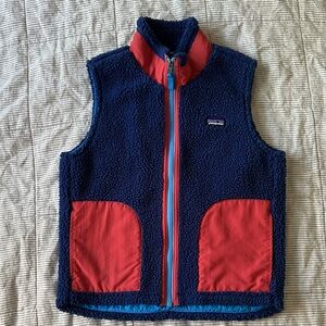 Patagonia fleece vest. Boys size 10.